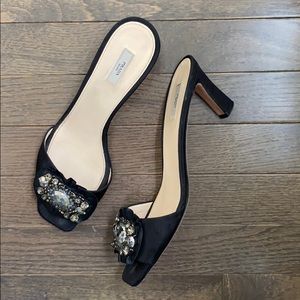 Prada Black embellished mule